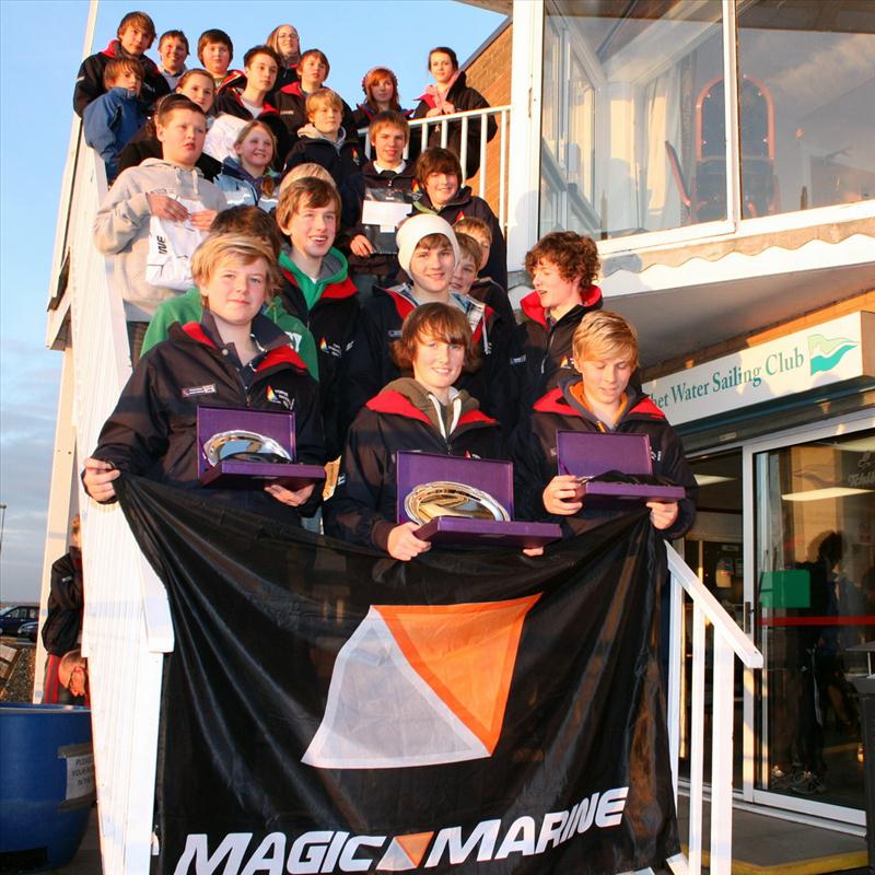 Topper Magic Marine Winter Regatta at Datchet photo copyright Tim Yeates taken at Datchet Water Sailing Club and featuring the Topper class