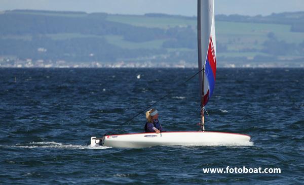 Topper nationals at North Berwick day 6 photo copyright Alan Henderson / www.fotoboat.com taken at East Lothian Yacht Club and featuring the Topper class