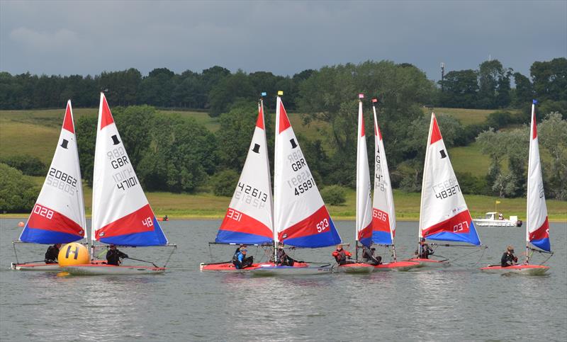 Midlands Topper Traveller Round 8 at Hollowell photo copyright Victoria Turnbull taken at Hollowell Sailing Club and featuring the Topper class