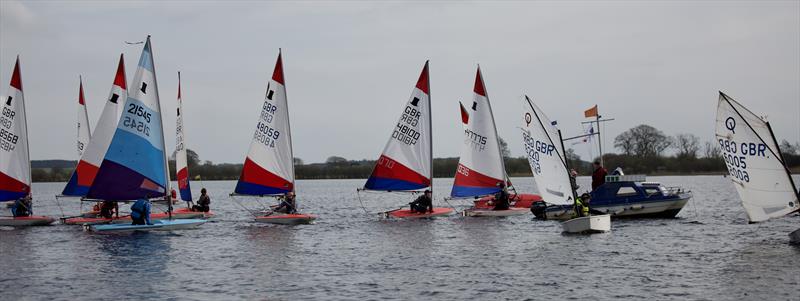 Scottish Toppers at Annandale photo copyright Stephen Hinton Smith taken at Annandale Sailing Club and featuring the Topper class