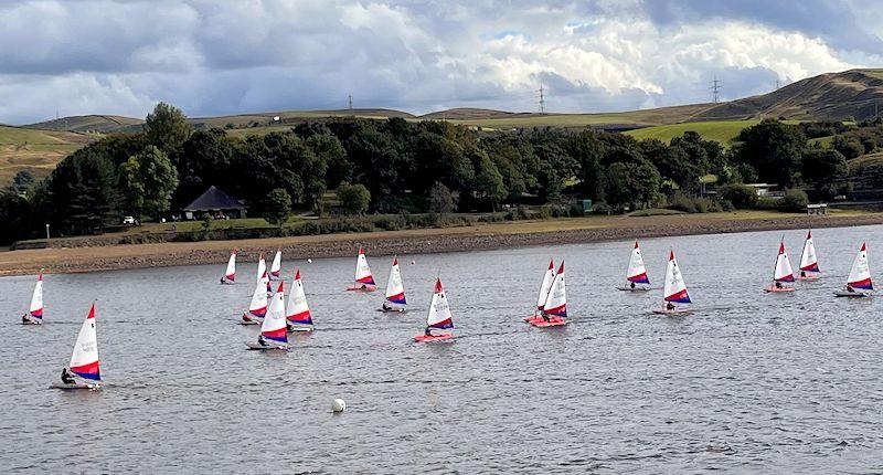 Topper North Travellers at Hollingworth photo copyright Rhiann Bramwell taken at Hollingworth Lake Sailing Club and featuring the Topper class