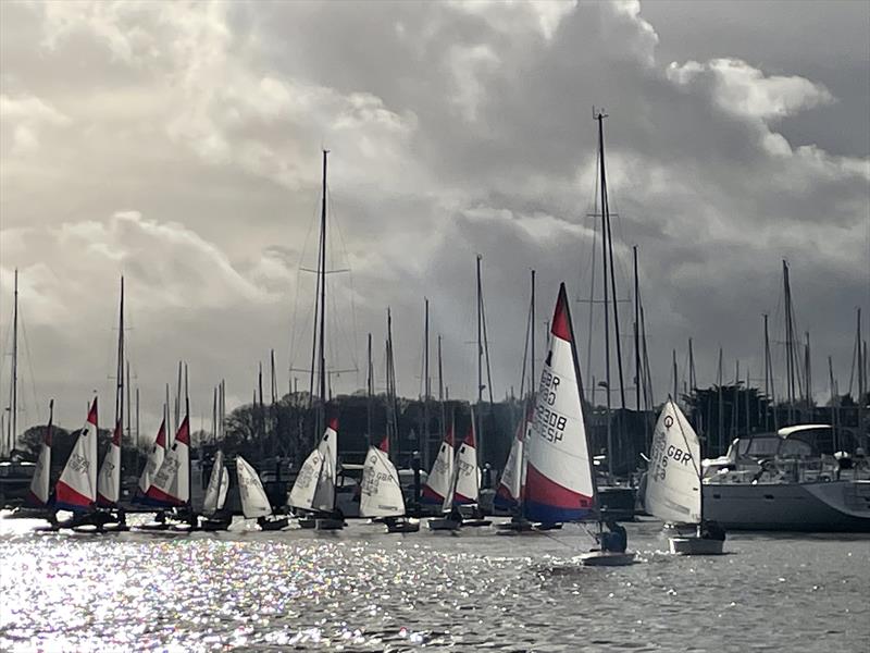 2023 Hamble Icebreaker Regatta photo copyright Jane Saunders & James Noel taken at Royal Southern Yacht Club and featuring the Topper class