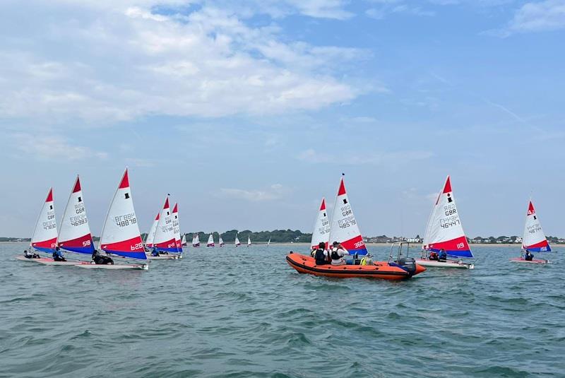 Rooster Southern Topper Travellers Series at Stokes Bay photo copyright Claus Svendsen taken at Stokes Bay Sailing Club and featuring the Topper class
