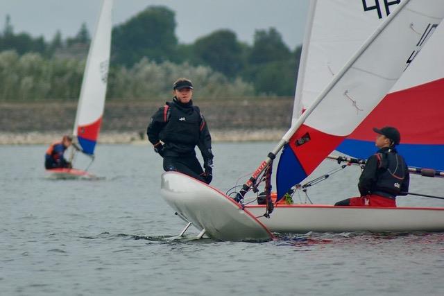ITCA Topper National Series 1 at Draycote Water: 3rd 5.3, Kat photo copyright John Blackman Northwood taken at Draycote Water Sailing Club and featuring the Topper class