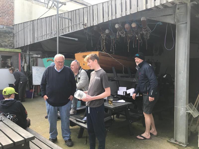 5.3 fleet winner during the Southwest Topper Traveller at Fowey photo copyright Evie Semmens taken at Fowey Gallants Sailing Club and featuring the Topper class