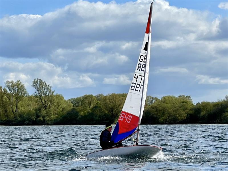 ITCA (GBR) Invitation Coaching at Grafham Water - Fast Upwind Topper Sailing photo copyright Ricky O'Kane taken at Grafham Water Sailing Club and featuring the Topper class
