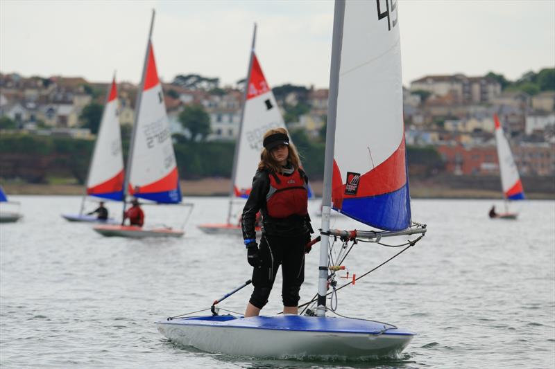 Virtual Rigger Topper 4.2 National Series at Paignton photo copyright Richard Barry taken at Paignton Sailing Club and featuring the Topper 4.2 class
