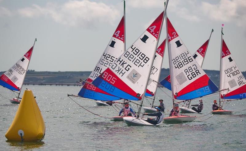 Topper Worlds at Crosshaven, Ireland photo copyright Phill Williams taken at Royal Cork Yacht Club and featuring the Topper 4.2 class