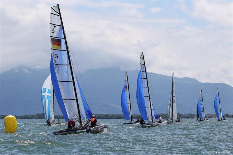 Tornado Worlds at Lake Constance day 4 photo copyright Icarus Sailing Media taken at Lindauer Segler-Club and featuring the Tornado class