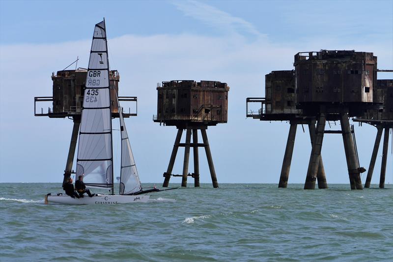 21st Forts Race at Whitstable photo copyright Andy Clarke taken at  and featuring the Tornado class