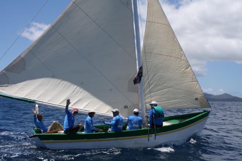 Youth Instructor during the 4th Annual VP Bank Tortola Sloop Spring Challenge at the  photo copyright Christophe Courau taken at Royal BVI Yacht Club and featuring the Tortola Sloop class