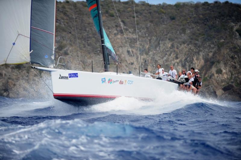 TP52 Team Varg/Conviction, skippered by Ola Hox on day 1 of the BVI Spring Regatta photo copyright Todd VanSickle / BVI Spring Regatta taken at Royal BVI Yacht Club and featuring the TP52 class