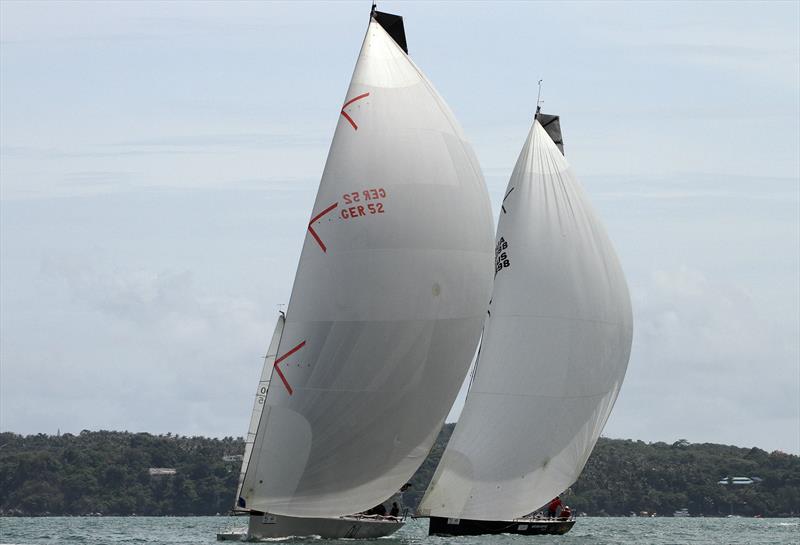 Match racing for the TP52s on day 1 of Cape Panwa Hotel Phuket Raceweek - photo © Infinity Communications