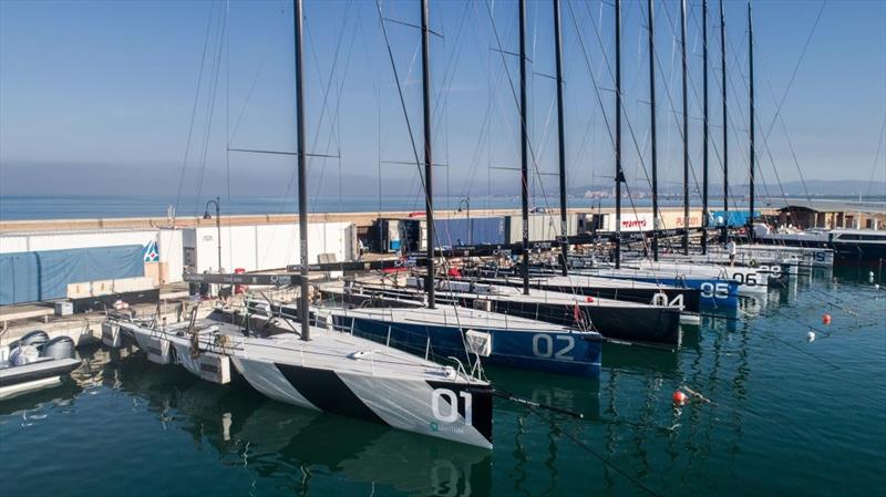 52 SUPER SERIES fleet Dockside in Scarlino photo copyright Keith Brash taken at Club Nautico Scarlino and featuring the TP52 class
