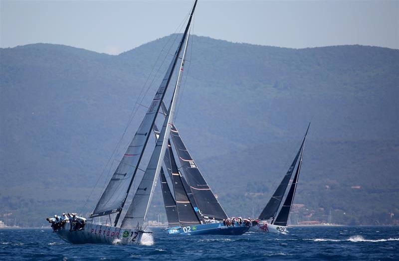 Rolex TP52 Worlds at Scarlino day 2 photo copyright Max Ranchi / www.maxranchi.com taken at Club Nautico Scarlino and featuring the TP52 class