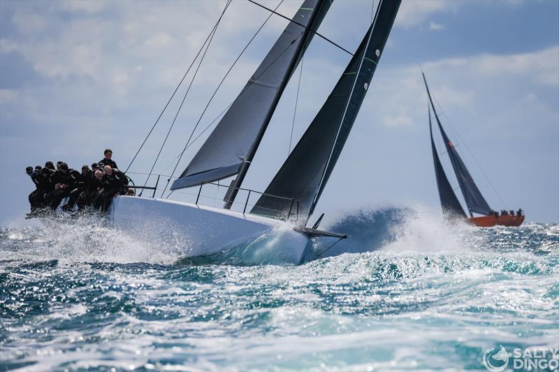 Hooligan out in front during the 2024 Festival of Sails Passage Race - photo © Salty Dingo