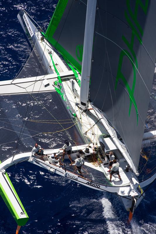 Phaedo3 during day 2 of Les Voiles de St. Barth photo copyright Rachel Jaspersen taken at  and featuring the Trimaran class