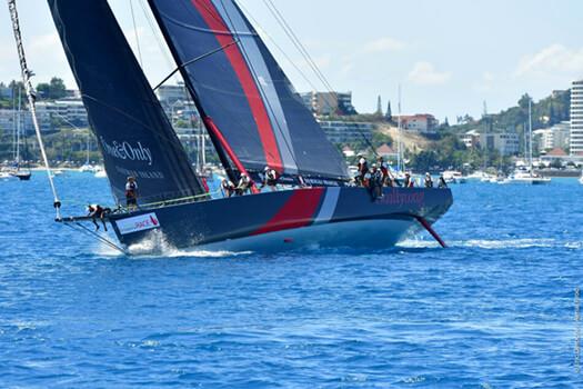 Scallywag sets a new monohull record in the New Caledonia Groupama Race photo copyright New Caledonia Groupama Race taken at  and featuring the Trimaran class