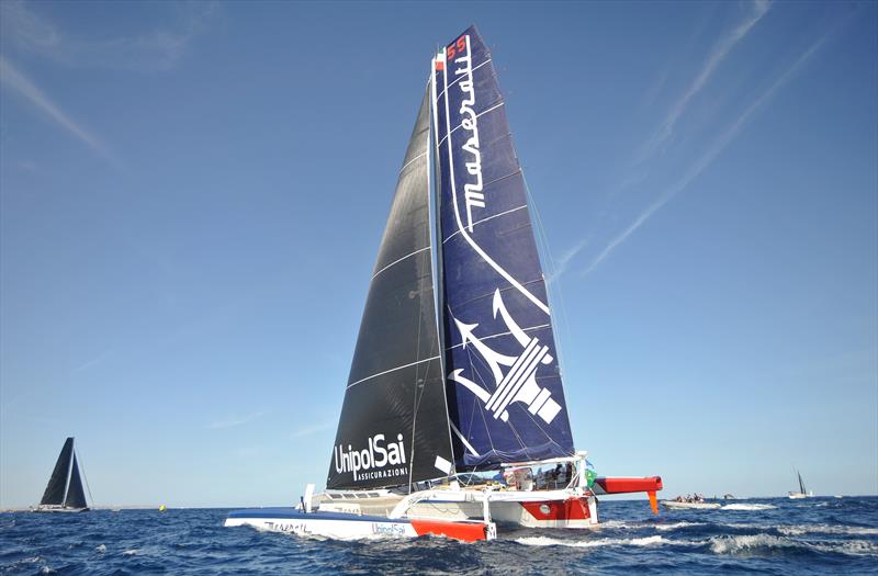 Maserati during the Rolex Middle Sea Race photo copyright Roberto Runza taken at Royal Malta Yacht Club and featuring the Trimaran class