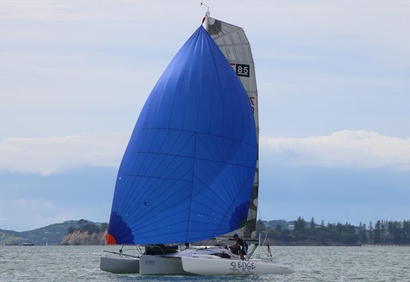 Jack Tar Auckland Regatta day 2 photo copyright Andrew Delves taken at Royal New Zealand Yacht Squadron and featuring the Trimaran class