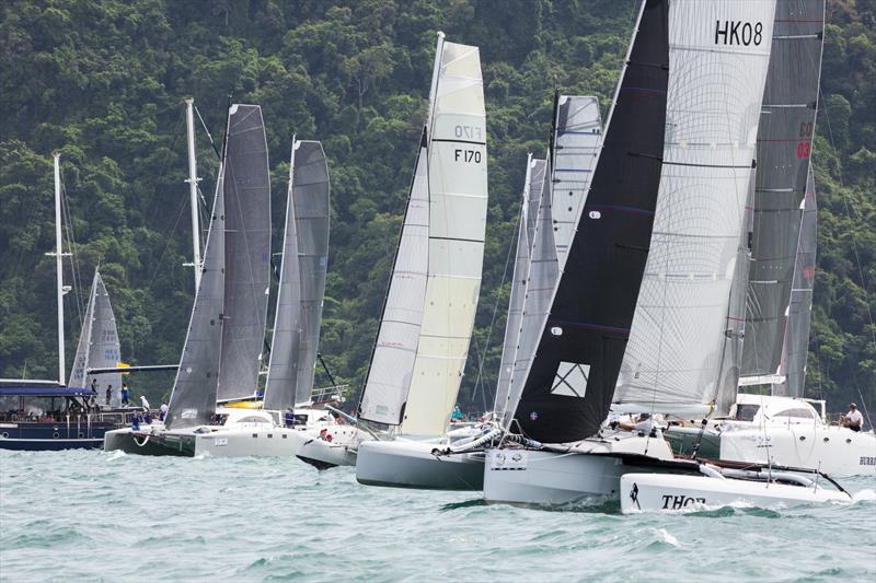Exciting competition and a packed race card on Day 1 of the 2017 Cape Panwa Hotel Phuket Raceweek photo copyright Guy Nowell taken at  and featuring the Trimaran class