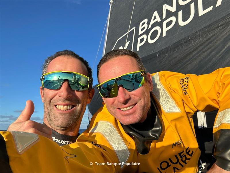  Ultim Banque Populaire XI, skippers Armel Le Cleac'h and Sebastien Josse, photo copyright Banque Populaire XI taken at  and featuring the Trimaran class