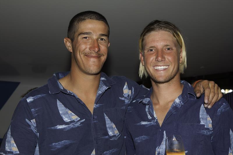 Patrick Vos and Conor Nicholas, crew for American skipper Justin Scott during the 2018 Schweppes Viper World Championship Cocktail Party - photo © Bernie Kaaks