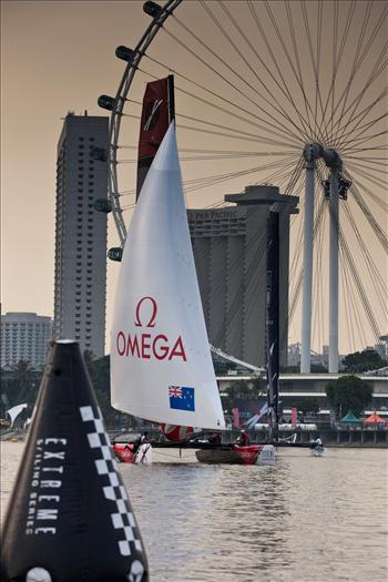 Extreme Sailing Series at Singapore day 2