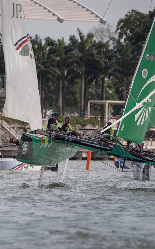 Groupama sailing team had an impressive return to the Extreme 40 fleet, wrapping up day one in third place photo copyright Lloyd Images taken at  and featuring the Extreme 40 class