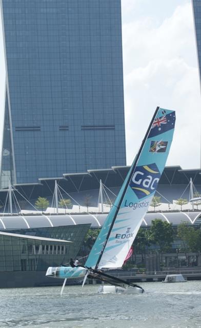 GAC Pindar racing in Singapore photo copyright Mark Lloyd taken at  and featuring the Extreme 40 class