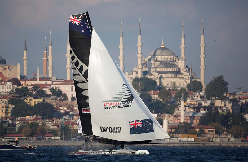Emirates Team New Zealand took two race wins on day 2 of Act 6, Istanbul - photo © Lloyd Images
