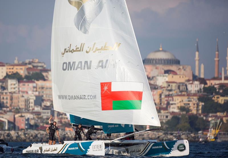 Oman Air found their form on day 2 of Act 6, Istanbul photo copyright Lloyd Images taken at  and featuring the Extreme 40 class