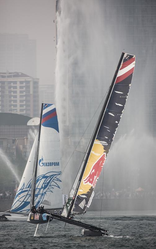 Extreme Sailing Series Act 3, Qingdao final day photo copyright Lloyd Images taken at  and featuring the Extreme 40 class