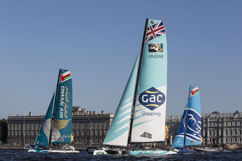 GAC Pindar at Extreme Sailing Series Act 6, St Petersburg photo copyright Lloyd Images taken at  and featuring the Extreme 40 class