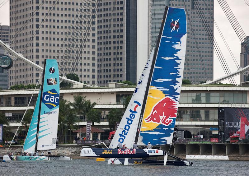 Extreme Sailing Series at Singapore day 3