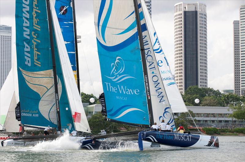 Extreme Sailing Series at Singapore day 4