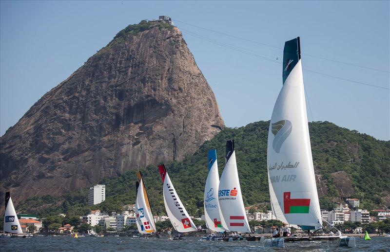 Extreme Sailing Series Act 8 at Rio de Janeiro day 2 photo copyright Lloyd Images taken at  and featuring the Extreme 40 class