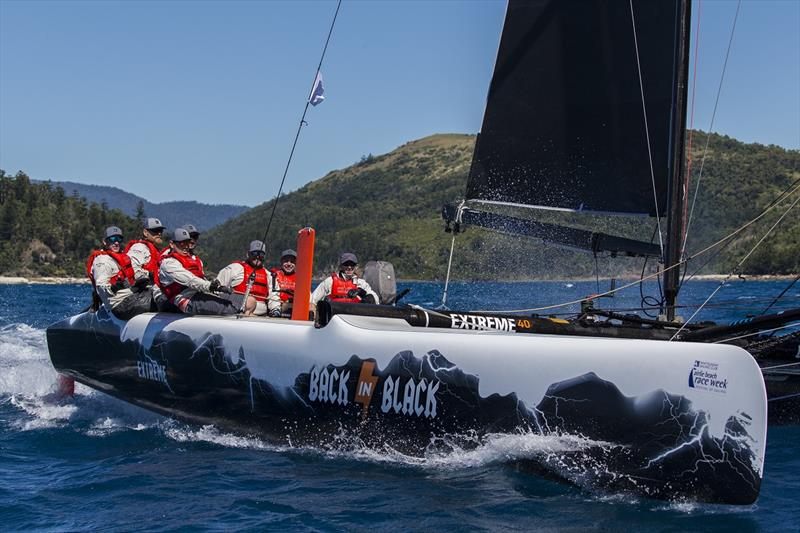 Back in Black (now Ullman Sails) - Airlie Beach Race Week photo copyright Andrea Francolini taken at Whitsunday Sailing Club and featuring the Extreme 40 class