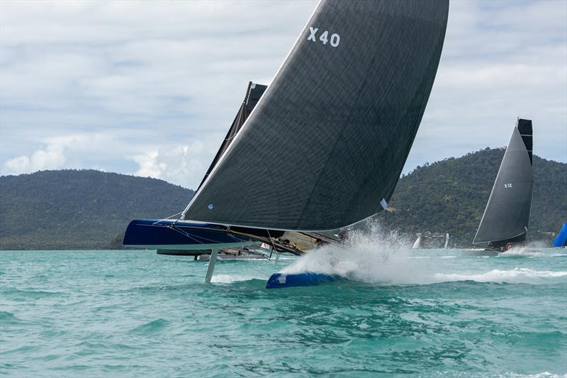 The Joel Berg skippered Extreme 40 Hooligan - 2023 Airlie Beach Race Week photo copyright Shirley Wodson / ABRW taken at Whitsunday Sailing Club and featuring the Extreme 40 class