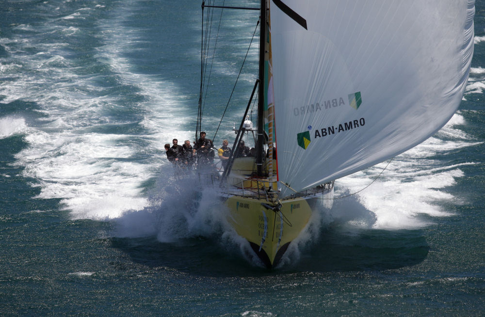ABN AMRO ONE wins the Cape Town inshore race of the Volvo Ocean Race photo copyright Oskar Kihlborg / Volvo Ocean Race taken at  and featuring the Volvo 70 class