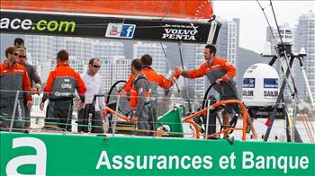 Groupama finish second in leg 3 of the Volvo Ocean Race