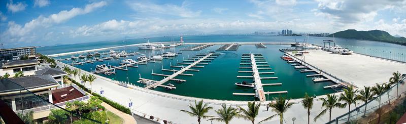 Birds Eye view of Dongfeng Race Team's Official Training Facility Serenity Marina - photo © Volvo Ocean Race