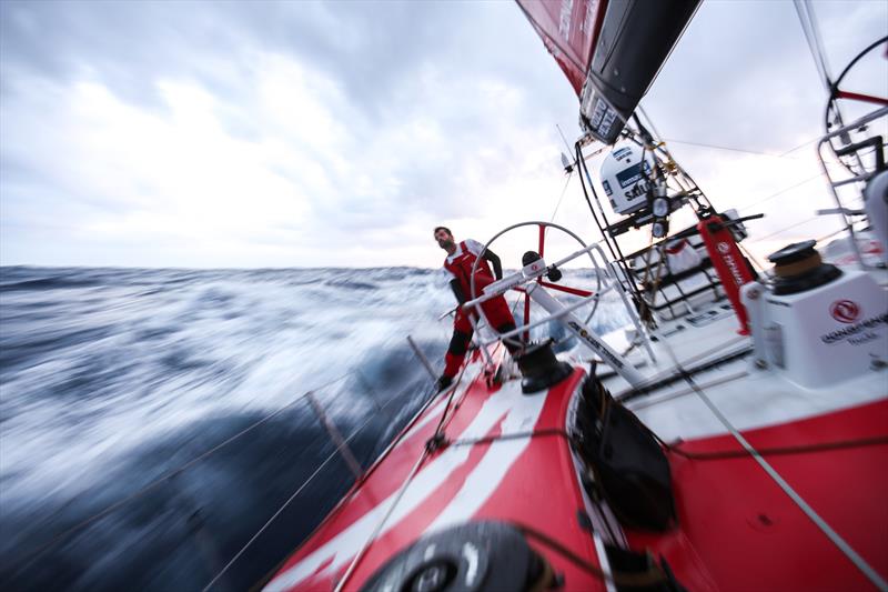 Onboard Dongfeng Race Team during Volvo Ocean Race leg 2 photo copyright Yann Riou / Dongfeng Race Team / Volvo Ocean Race taken at  and featuring the Volvo One-Design class