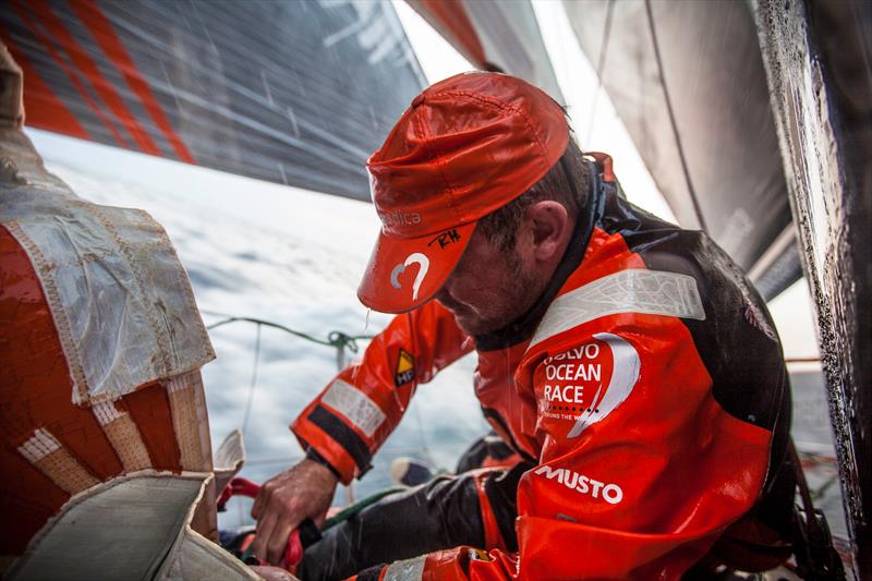 On board Team Alvimedica during leg 3 of the Volvo Ocean Race photo copyright Amory Ross / Team Alvimedica / Volvo Ocean Race taken at  and featuring the Volvo One-Design class