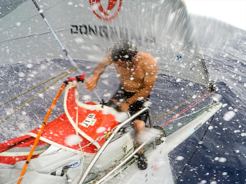 Dongfeng during leg 4 of the Volvo Ocean Race photo copyright Sam Greenfield / Dongfeng Race Team / Volvo Ocean Race taken at  and featuring the Volvo One-Design class