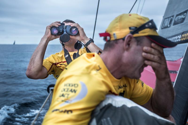 The first day of Volvo Ocean Race Leg 6 from Itajaí to Newport, Rhode Island photo copyright Matt Knighton / Abu Dhabi Ocean Racing / Volvo Ocean Race taken at  and featuring the Volvo One-Design class
