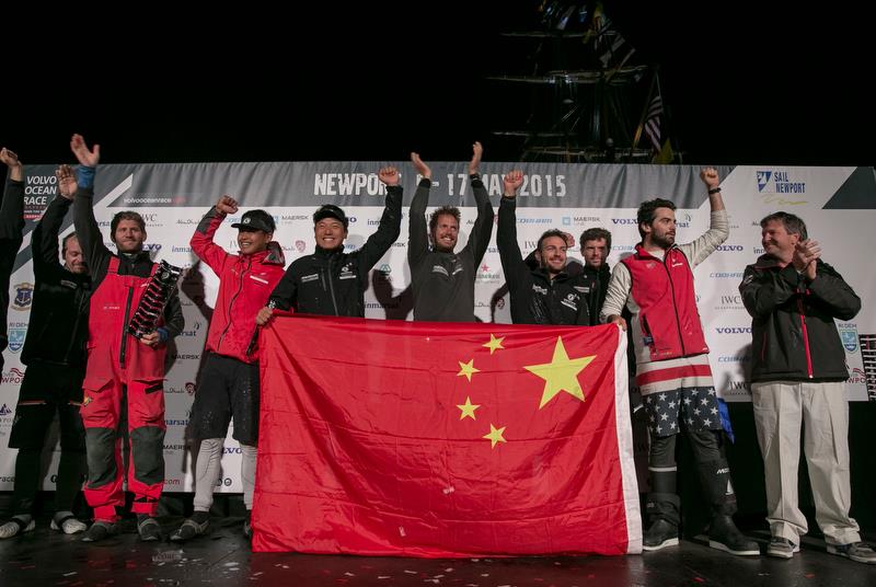 Dongfeng Race Team win Volvo Ocean Race Leg 6 photo copyright Billie Weiss / Volvo Ocean Race taken at  and featuring the Volvo One-Design class