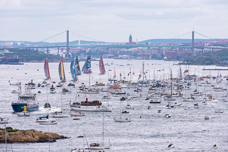 Volvo Ocean Race final In-Port race in Gothenburg photo copyright Rick Tomlinson / Team SCA taken at  and featuring the Volvo One-Design class