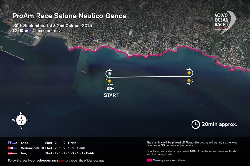 Team SCA and Team Vestas Wind will go head-to-head in Genoa - photo © VOR