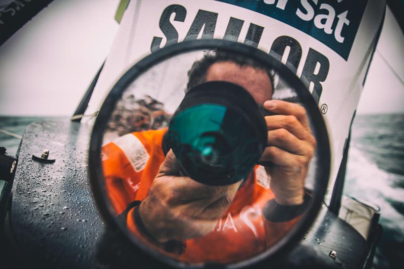 Portrait of a Volvo Ocean Race Onboard Reporter photo copyright Amory Ross / Team Alvimedica / Volvo Ocean Rac taken at  and featuring the Volvo One-Design class